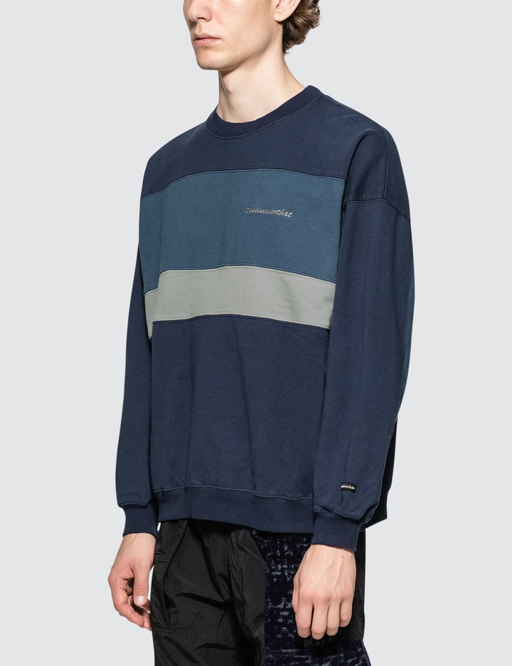 Scrt-logo Paneled Crewneck Placeholder Image