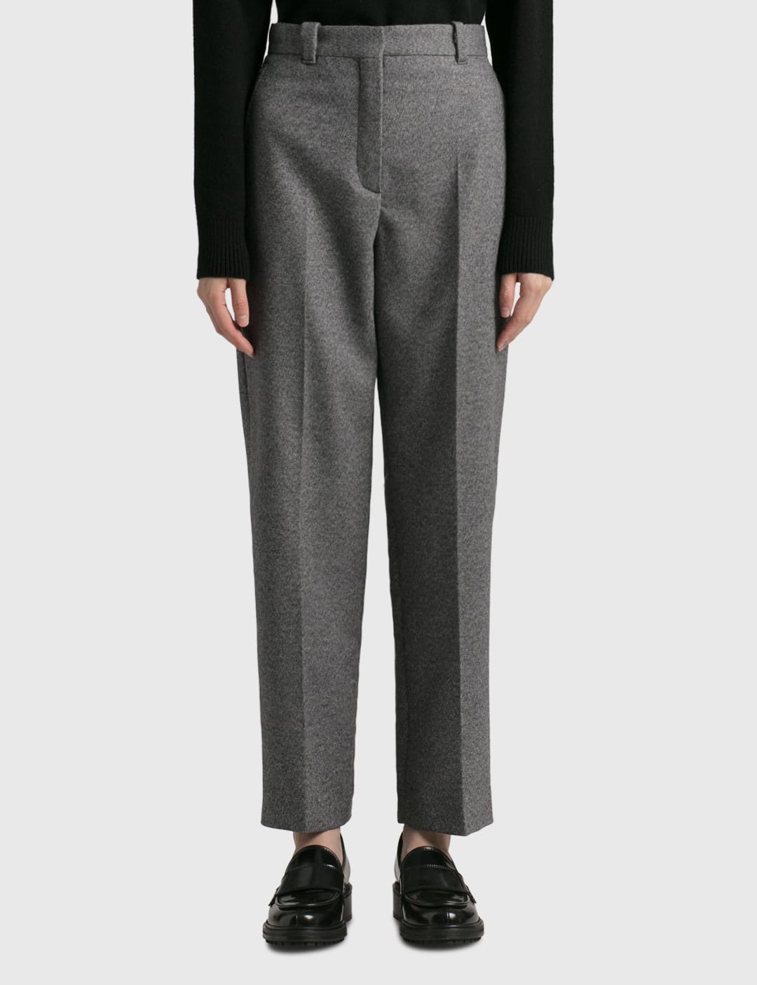 Fendi Iconic Tailored Cropped Flared Suit Pants Trousers Wool New L | eBay