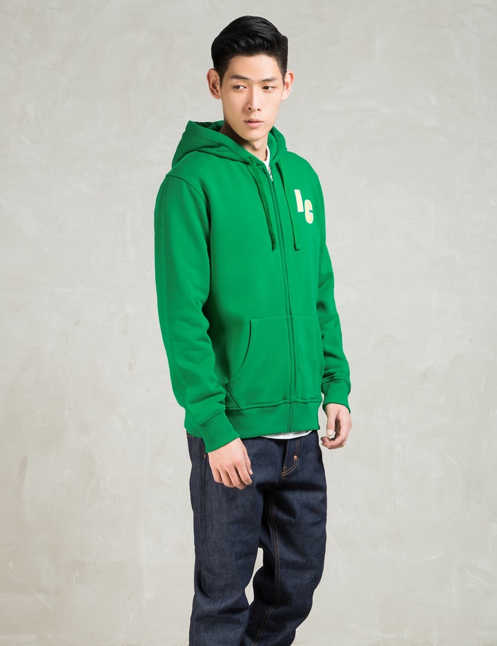 Green Glow Clock Full Zip Hoodie Placeholder Image