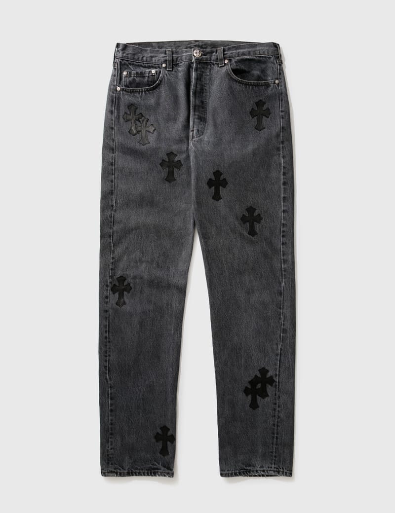 chrome hearts black pants