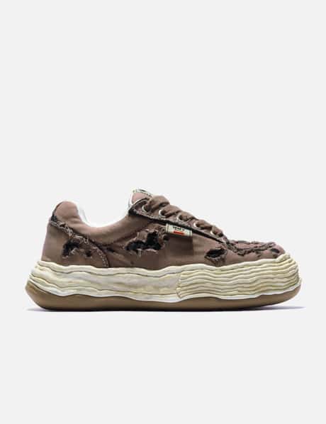 메종 미하라 야스히로 Oliver Ripping Canvas Low-Top Sneakers
