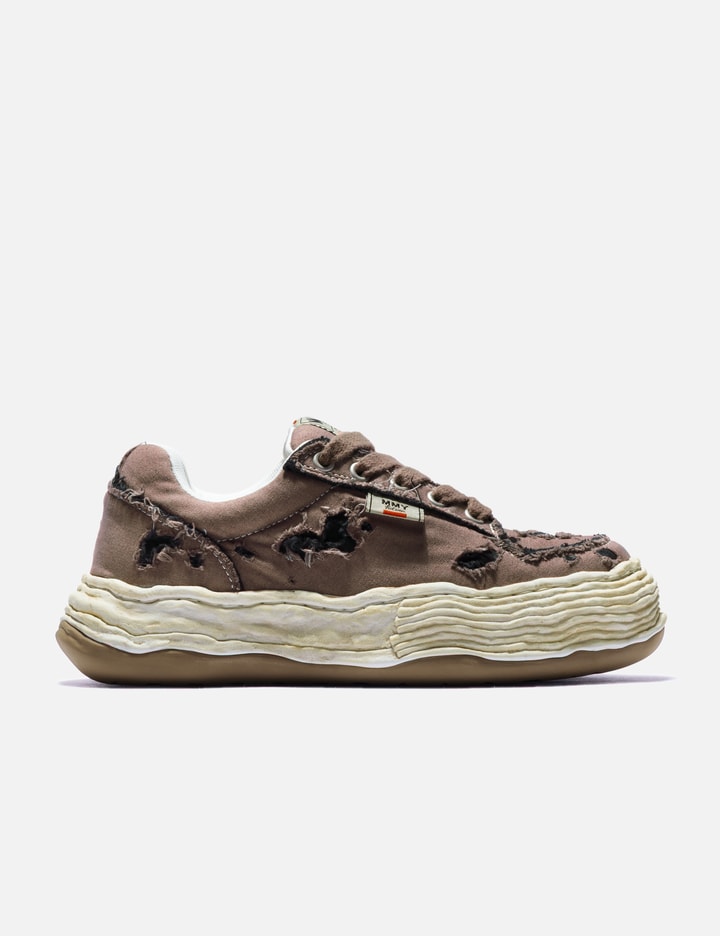 Maison Mihara Yasuhiro Oliver Ripping Canvas Low-Top Sneakers