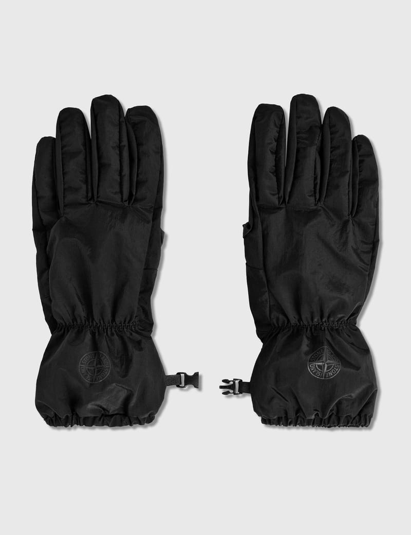 stone island nylon gloves