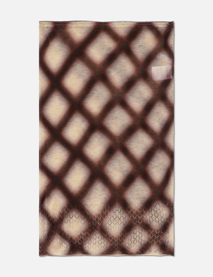 Perverze Spray-Painted Check Knit Skirt