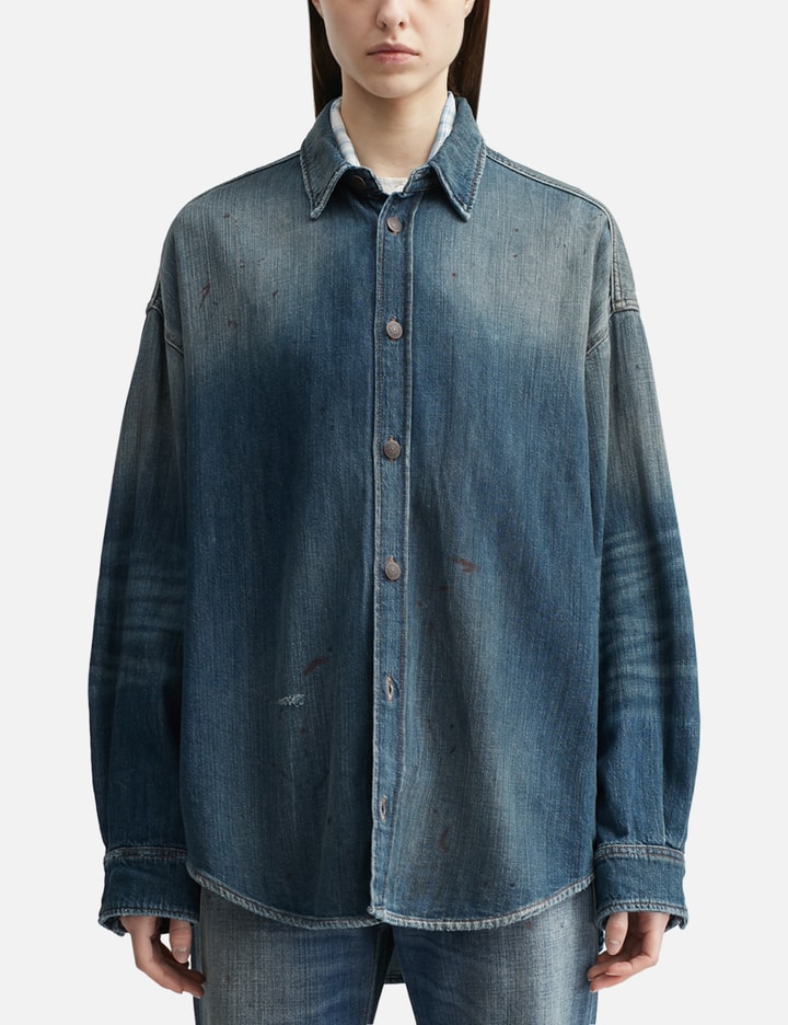 Acne Studios Denim Long Sleeve Shirts