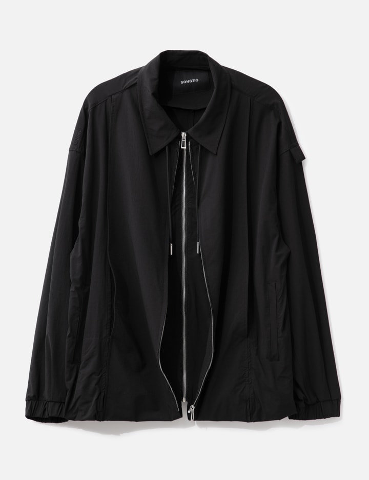 DOUBLE LAYERED ZIP UP SHIRT Placeholder Image