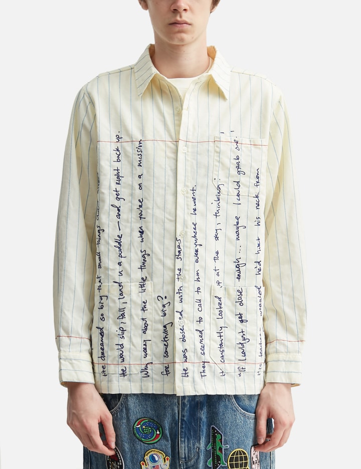 Paper Handwriting Overshirt view 3