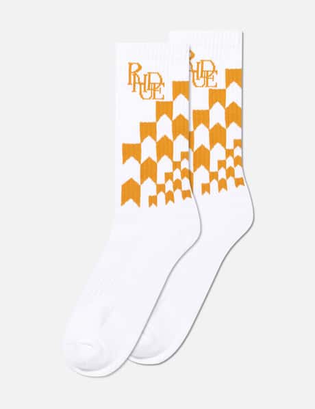 Rhude Racing Checker Socks