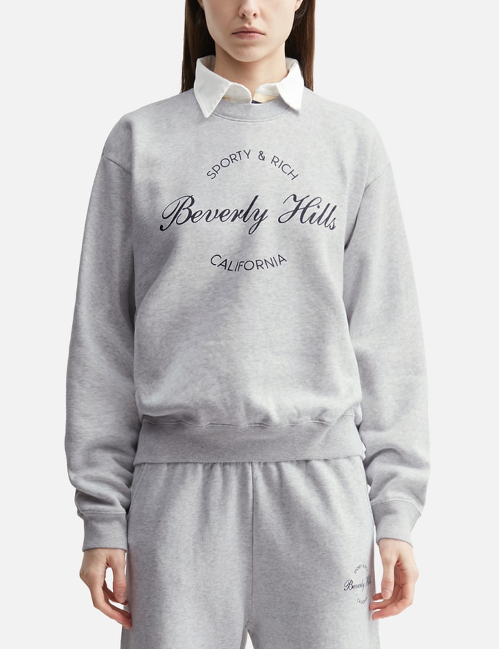 Sporty & Rich Beverly Script Crewneck
