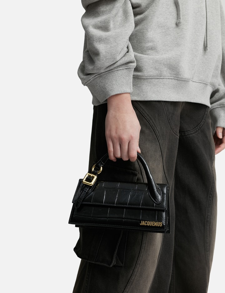 Shop Jacquemus Le Chiquito Long Boucle Handbag In Black