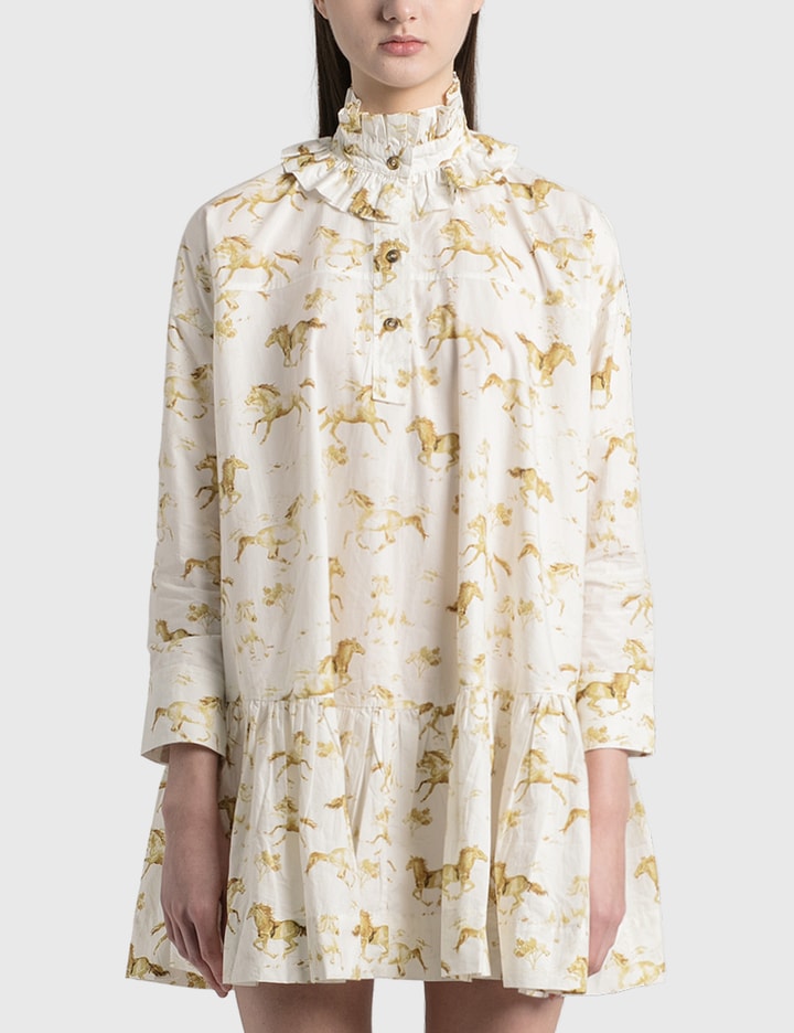 Printed Cotton Poplin Oversized Dress Placeholder Image