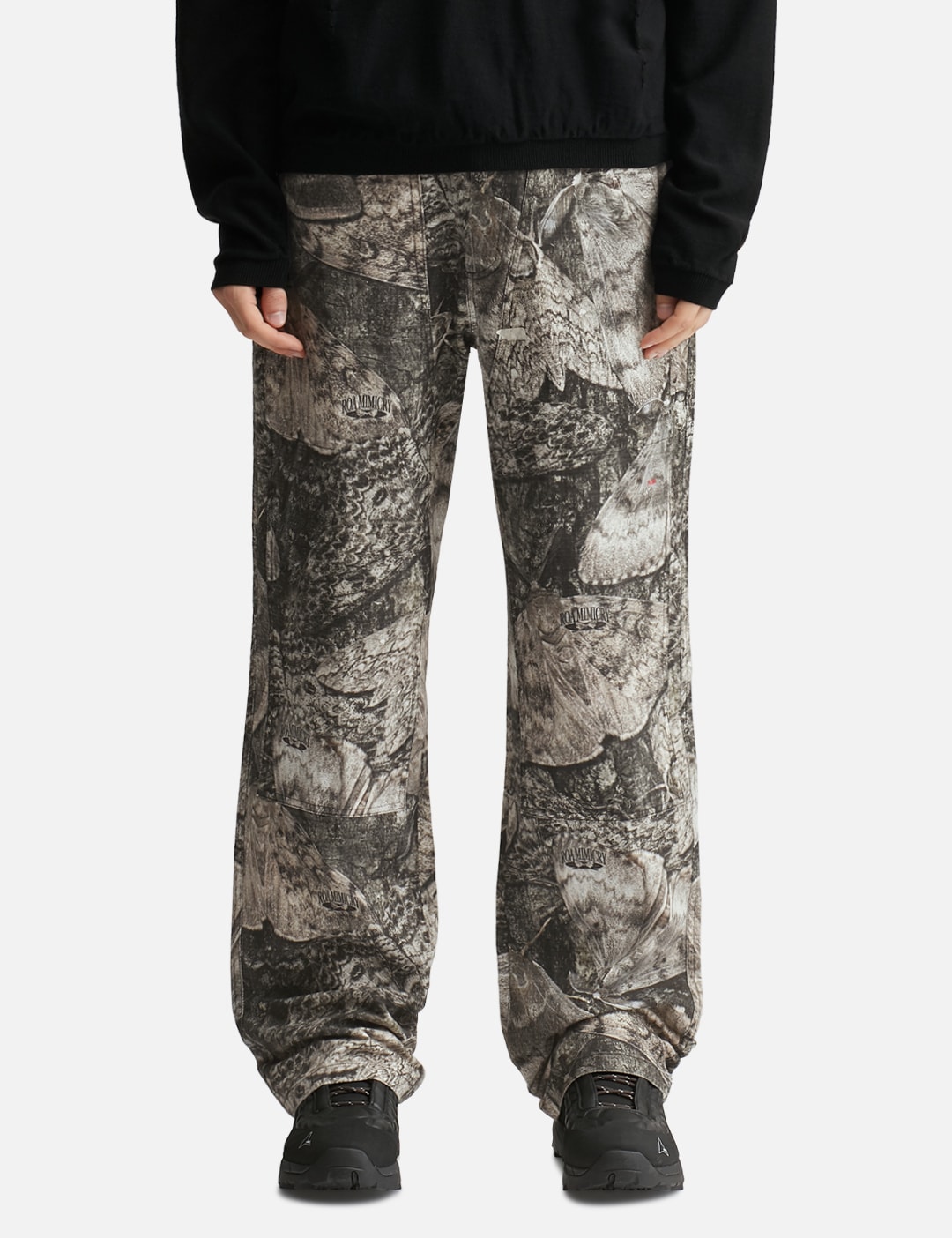 Fomes Moth Print Double Knee Pant view 11