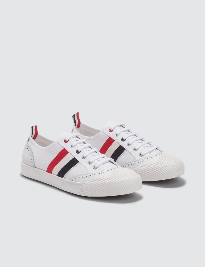Brogued Canvas Trainer Placeholder Image