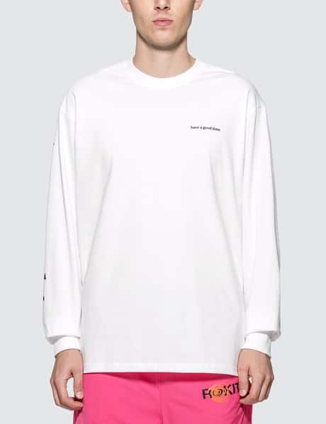 Have A Good Time - Arm Side Logo Long Sleeve T-shirt  HBX - Globally  Curated Fashion and Lifestyle by Hypebeast