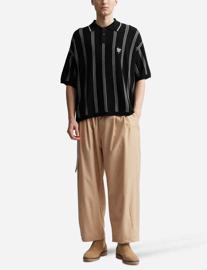 Stripe Knit Polo Placeholder Image