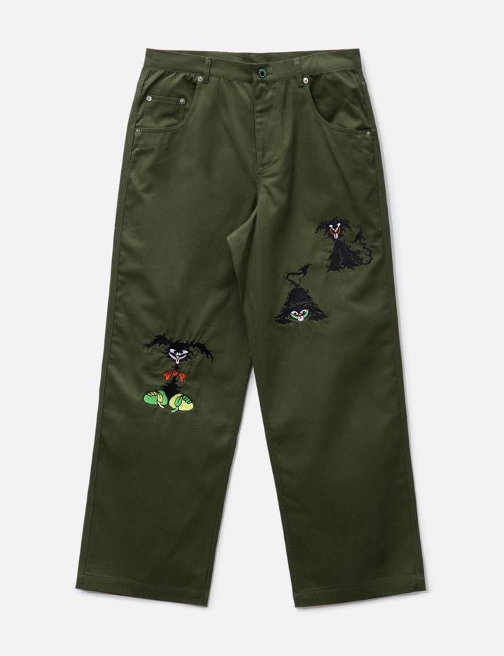 Twisted Snout Embroidered Pants Placeholder Image