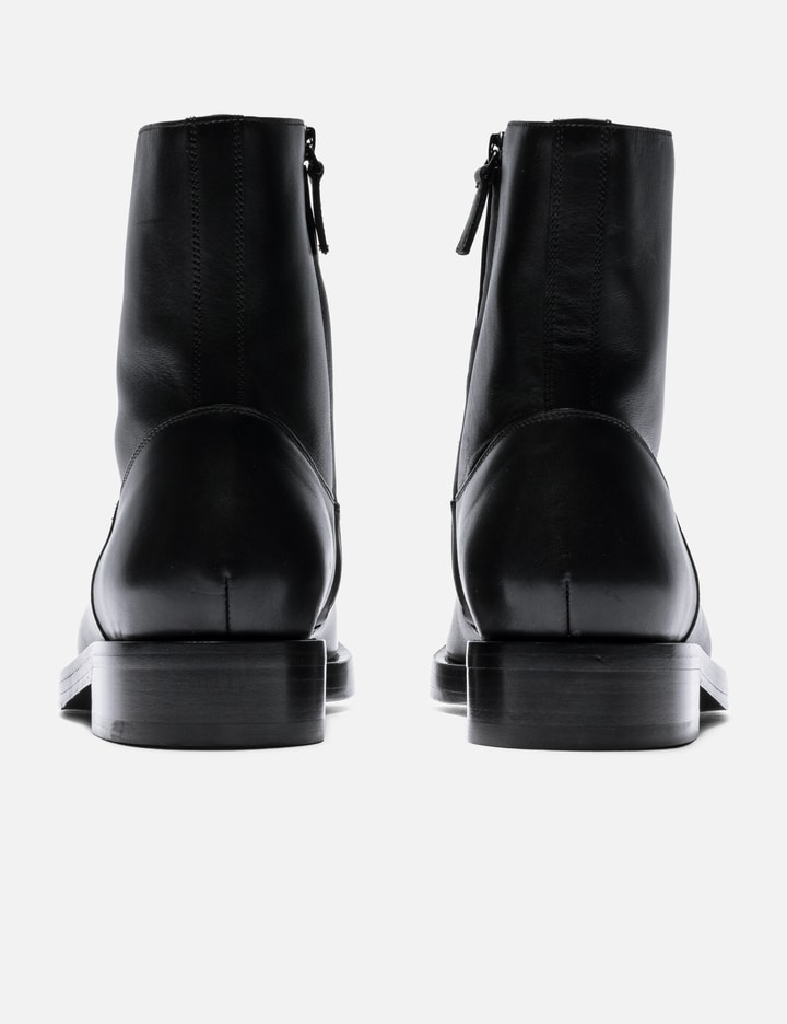 Balenciaga Leather Zipper Boots