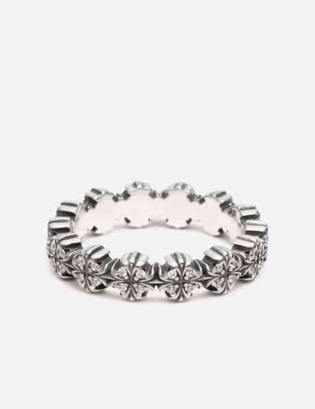 Maltese-Cross Quadruplets Oxidised Classic Ring view 6