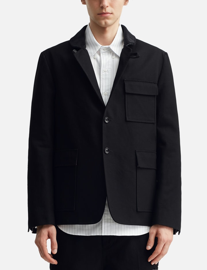Cotton Canvas Fisherman Shawl Sportcoat Placeholder Image