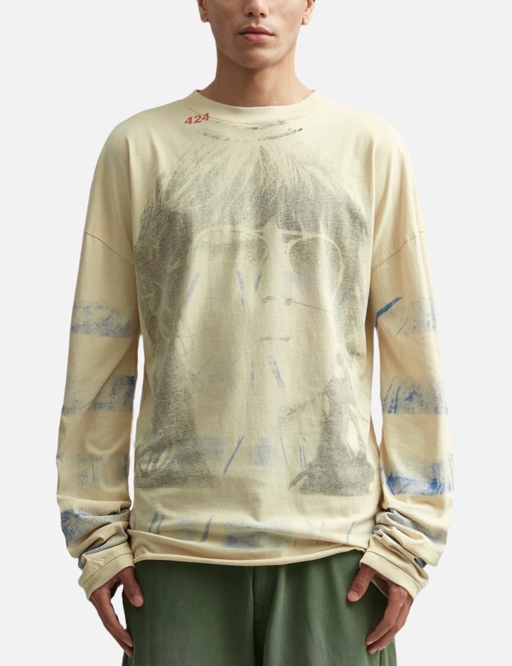 424 Striped Keith Richards Portrait Long Sleeves