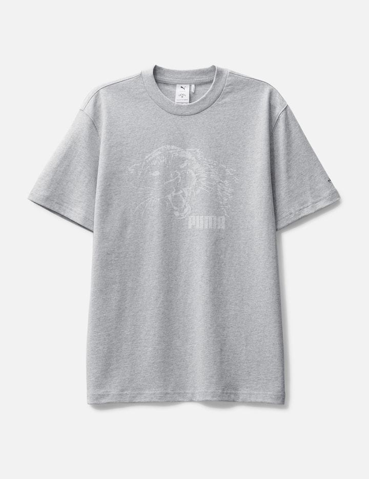 Puma X Noah Short Graphic T-shirt In Grey