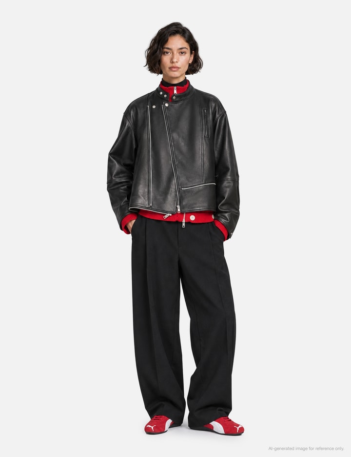 Beautiful People Double-End Vintage Leather GT Riders Jacket
