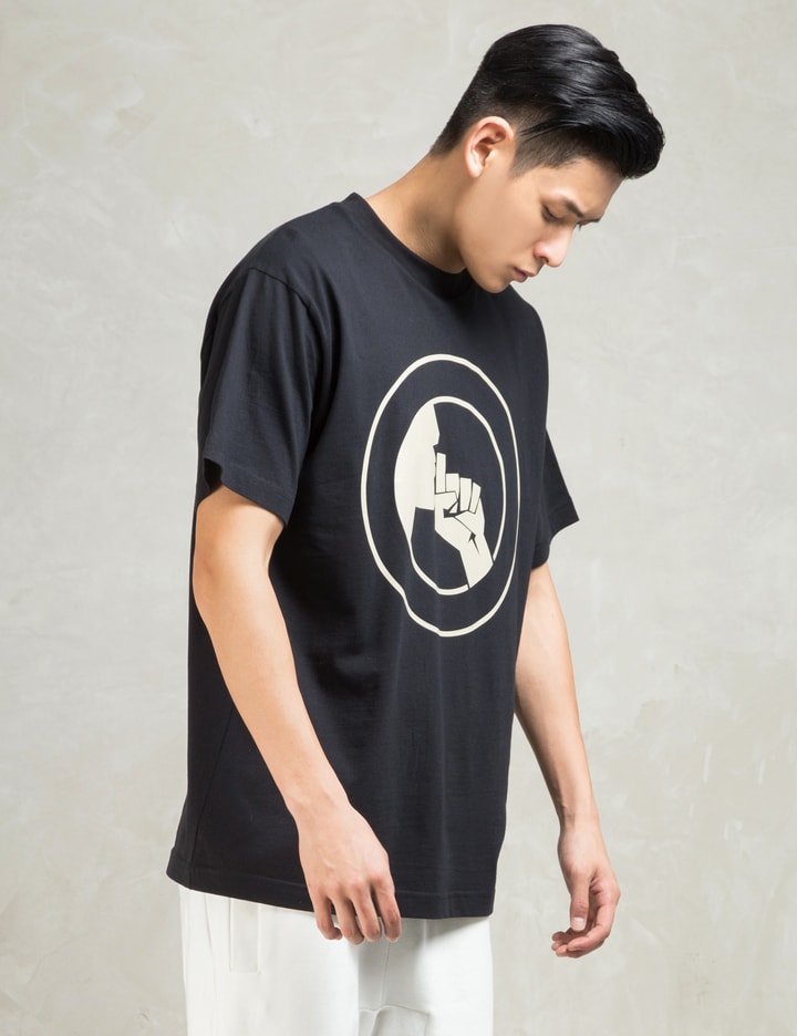 Black S/S Shush Crew T-Shirt Placeholder Image