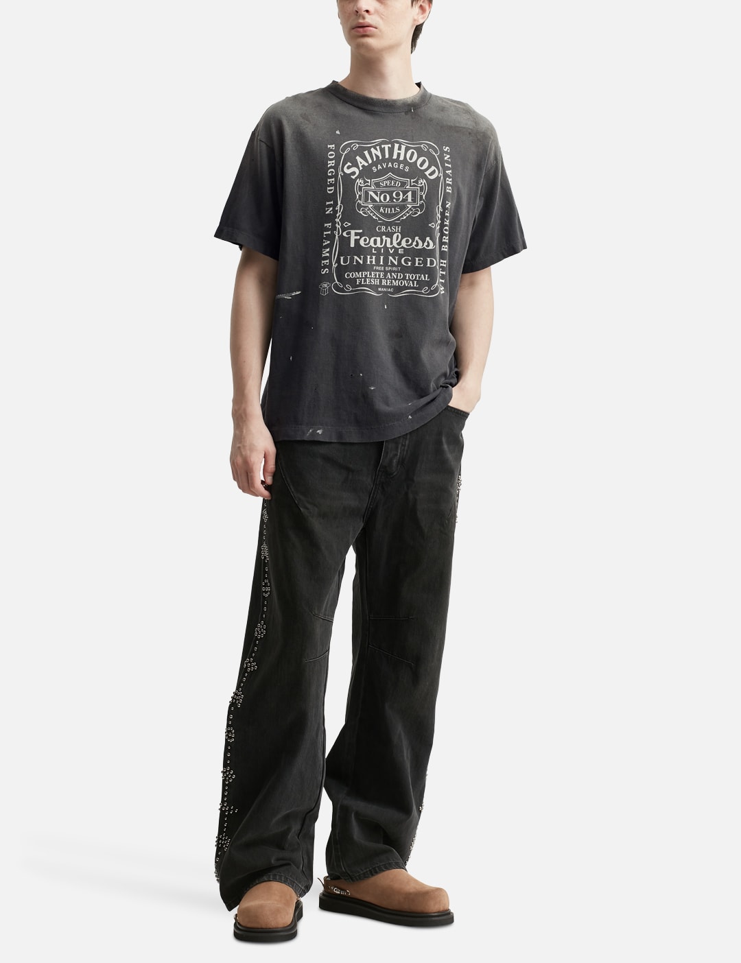 Mxxxxxx × NEIGHBORHOOD STHD.Fearless Short Sleeve T-Shirt view 16