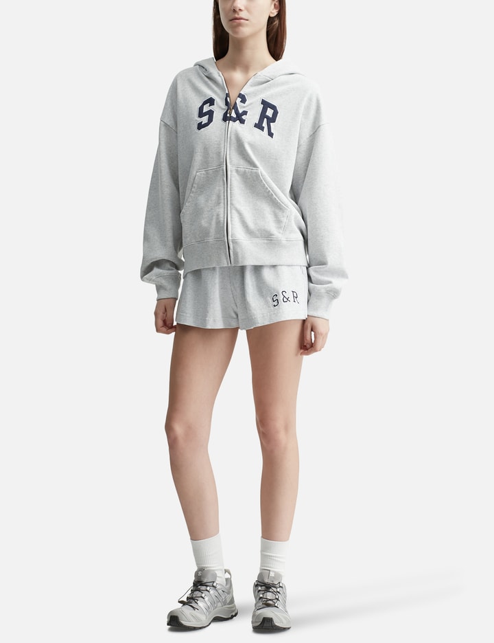 Sporty & Rich S&r Ivy Disco Short In Gray