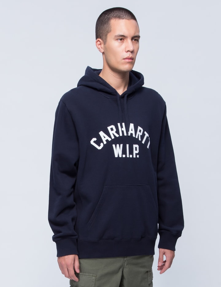 Hooded Uss Script Sweatshirt Placeholder Image