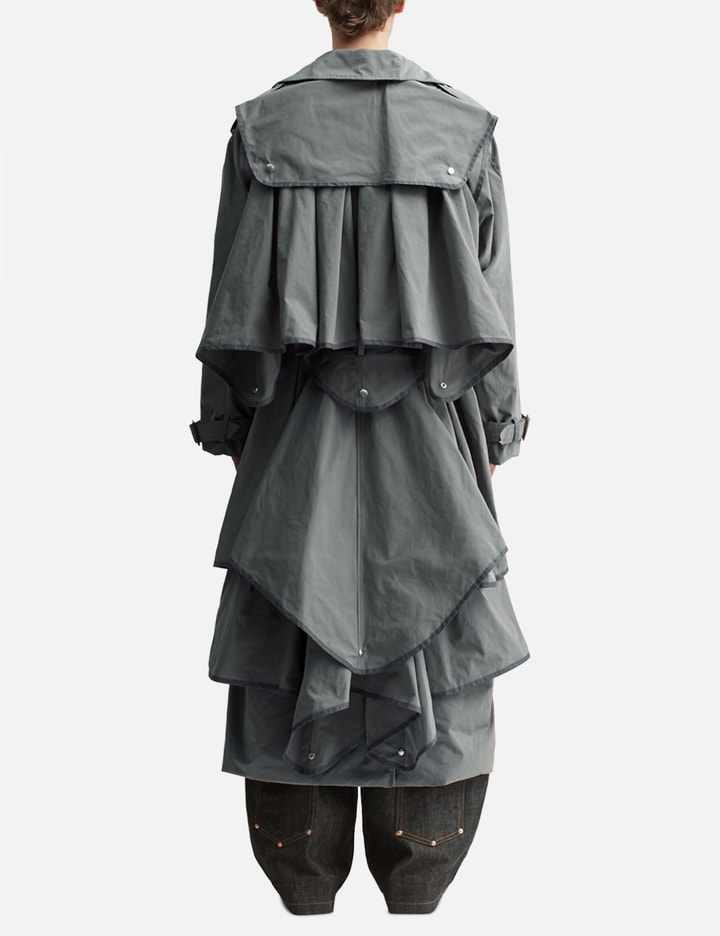 Draped Umbrella Trenchcoat Placeholder Image