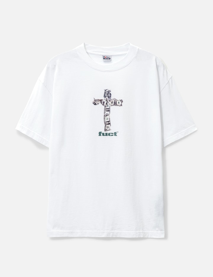 Fuct Money Cross Tee In White