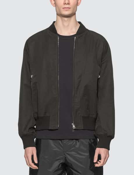 Bottega Veneta Black & White Nylon Jacket Bottega Veneta