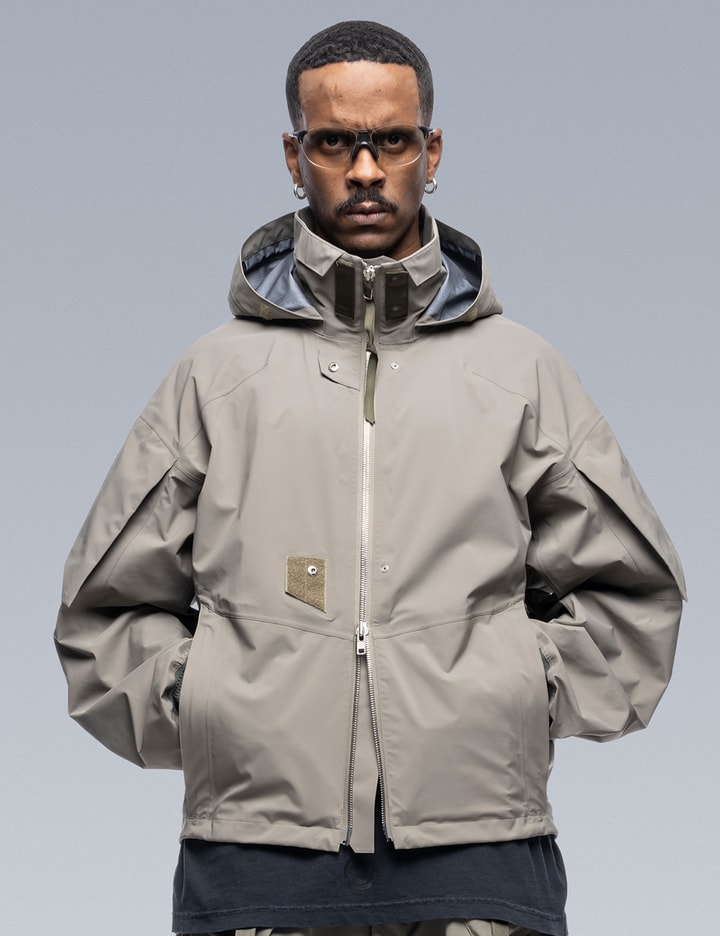 Shop Acronym 3l Gore-tex Pro Tec Sys Jacket In Green
