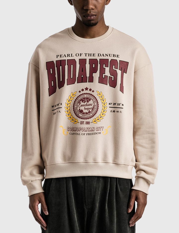 Conichiwa Bonjour World Wide Sweatshirt