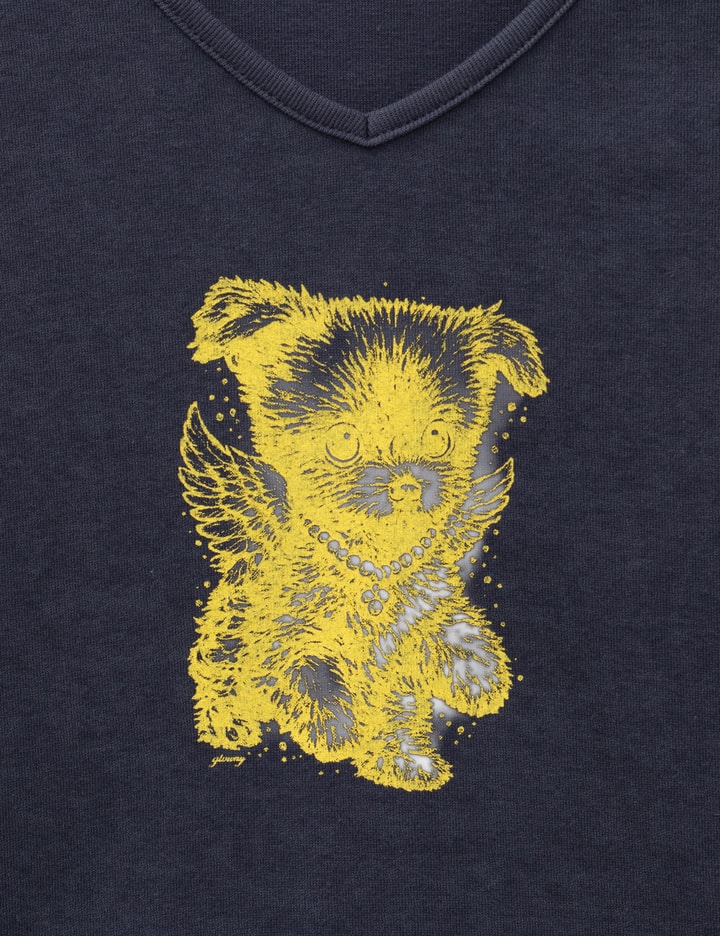 Glowny Angel Puppy V Neck 3/4 Sleeve