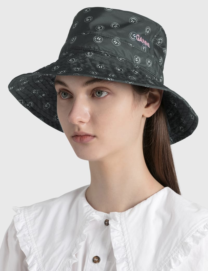 ganni tech fabric hat