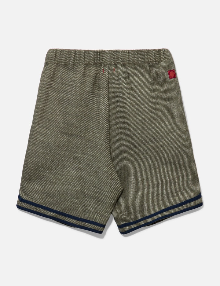 Shop Clot Wool Shorts In Green