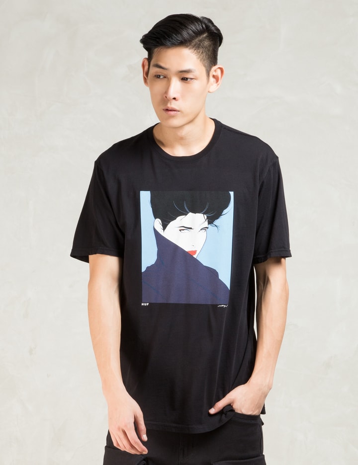 Black Huf X Nagel Collar T-shirt Placeholder Image