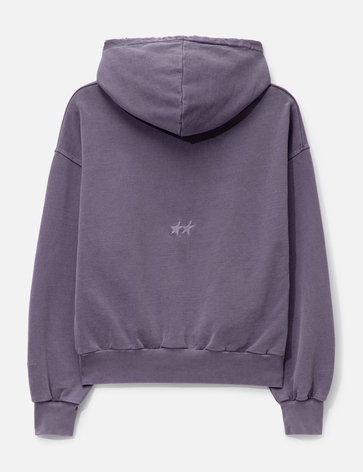 TwoJeys Pigment Dyed Purple Icon Hoodie