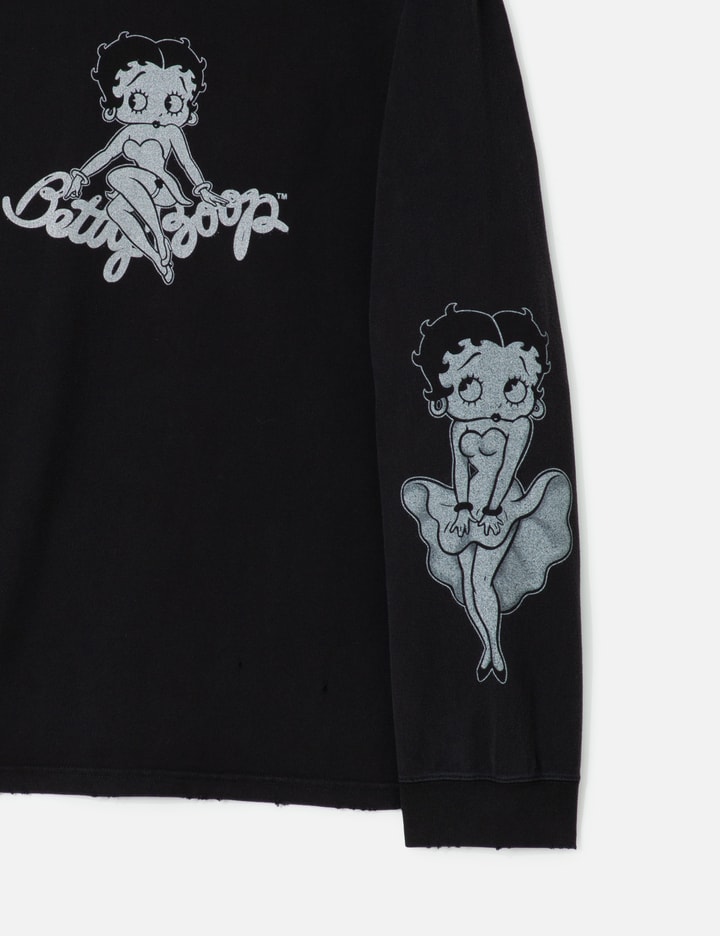 Mastermind World x X Betty Boop Damaged Long Sleeve T-shirt Placeholder Image