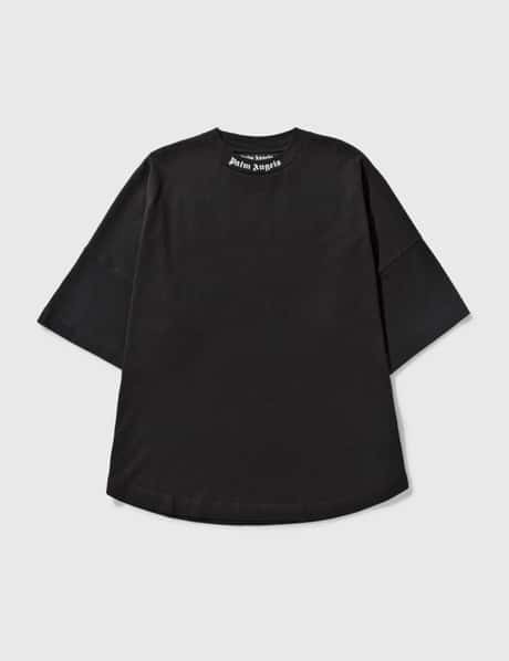 Mens Palm Angels black Oversized Classic Logo T-Shirt