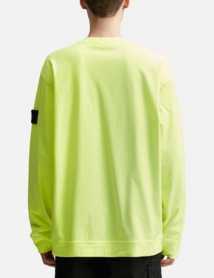 Shop Stone Island Crewneck Sweatshirt In Yellow