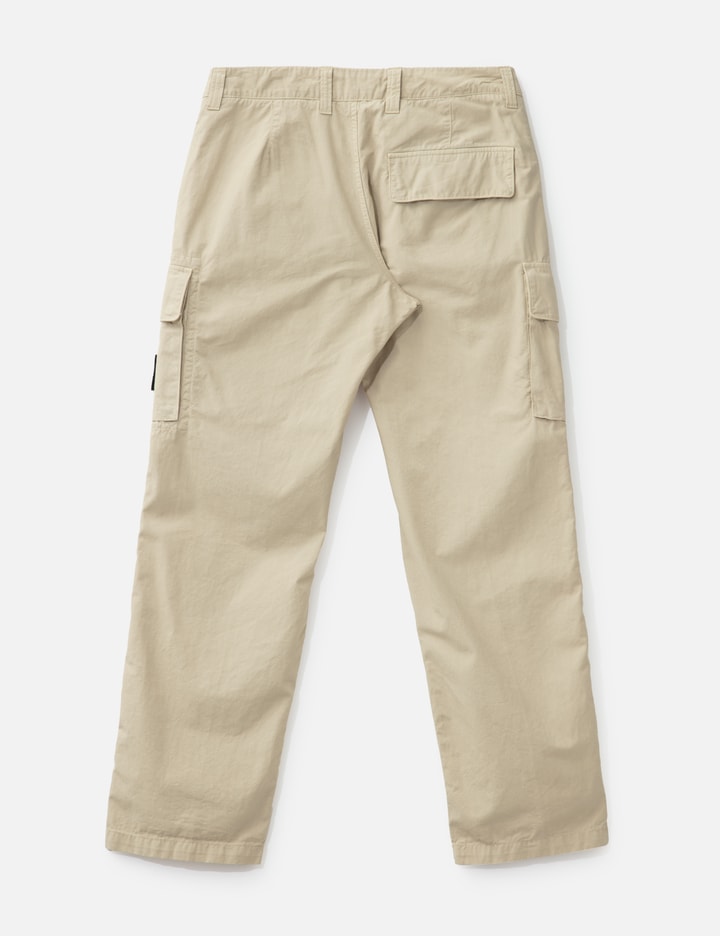 Canvas Weave Cotton Cargo Trousers Placeholder Image