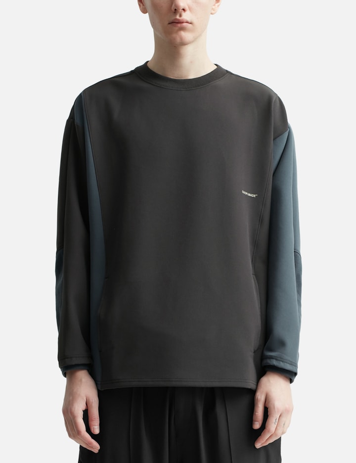 GOOPiMADE - GOOPiMADE® LWN-03 “Zystem” Graphic Wide Crewneck | HBX 