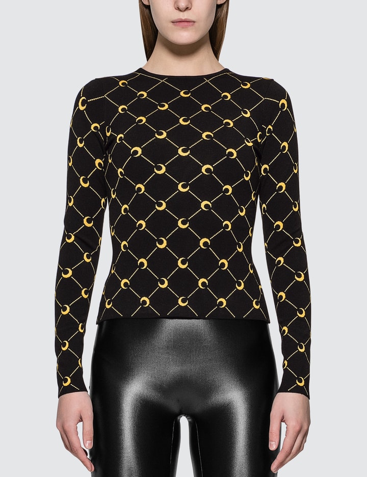 Crewneck Jacquard Sweater Placeholder Image