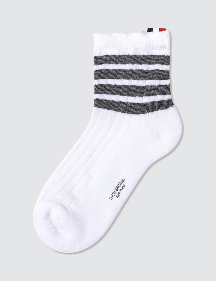 4 Bar Stripe Ankle Socks Placeholder Image