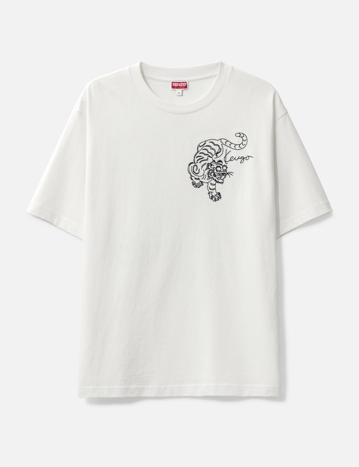 'Kenzo Star Tiger' Oversized Embroidered T-shirt Placeholder Image