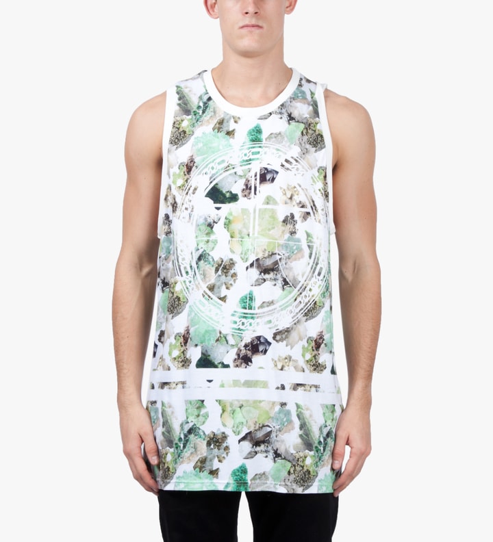 White Viscose Digital Print Tank Placeholder Image