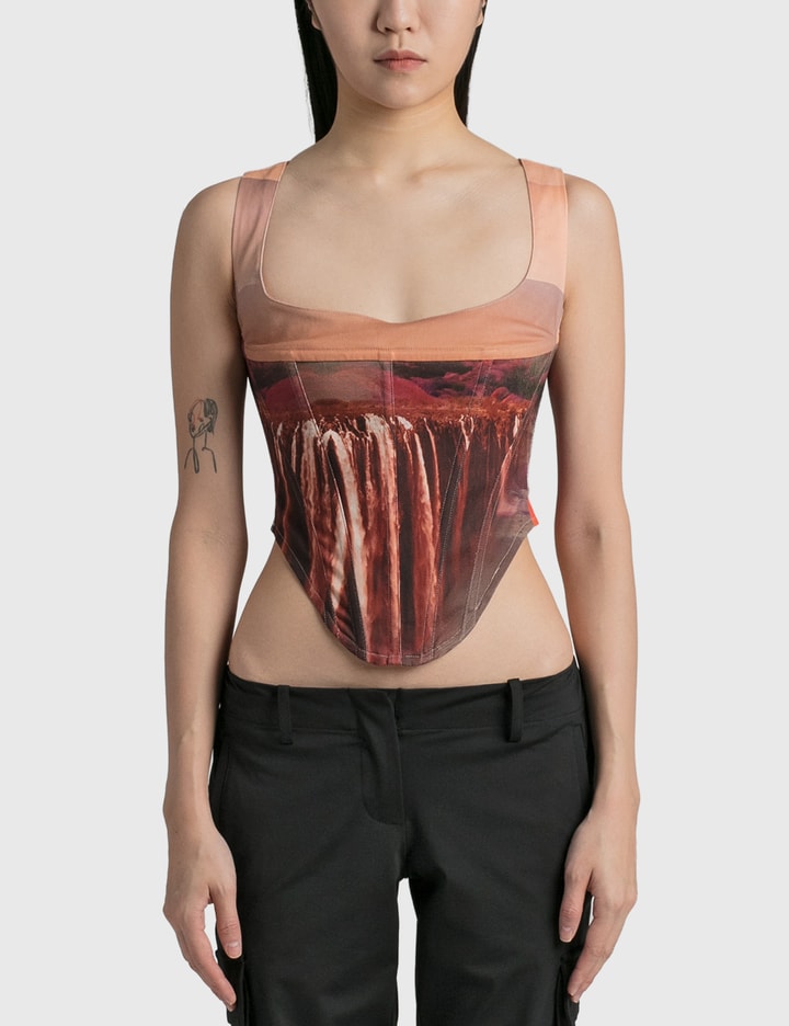 Miaou Campbell Corset In Multicolor